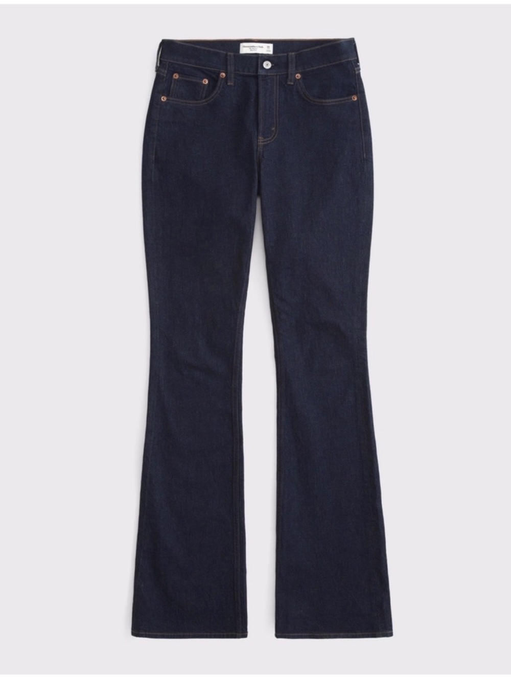 Abercrombie & Fitch Women's Dark Indigo Flare Jeans